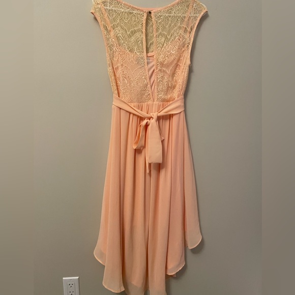 🍑Peach Lace Dress 👗 - Picture 5 of 5